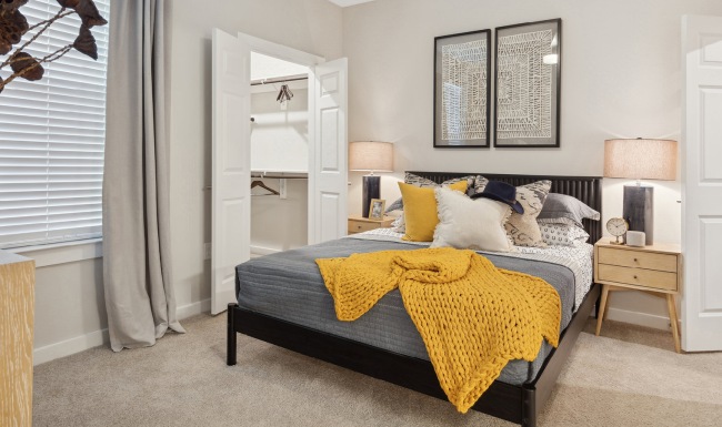 Bedroom options to fit every lifestyle Bedroom with natural lighting and high ceilings